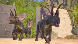 ALL BIG DINOSAURS BATTLE ROYALE   Jurassic World Evolution 2 [upl. by Hutton]