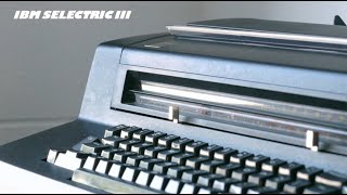 Speed Typing and the 1980 IBM Selectric III [upl. by Feer]