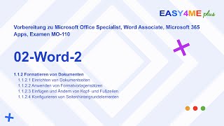 Easy4Meplus  02word2docx  Microsoft Office Specialist  Microsoft Apps [upl. by Enale]