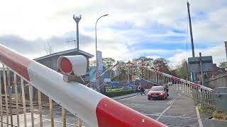 antrim station level crossing co antrim 291024 [upl. by Nywnorb214]