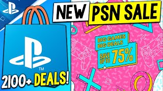 MASSIVE NEW PSN SALE PlayStation BIG GAMES BIG DEALS Sale 2100 Deals NEW PlayStation Deals 2023 [upl. by Aivatnahs]