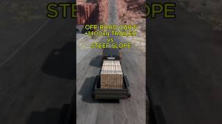 OffRoad Cars1400 Kg Trailer VS Steep Slope Which Car Will Climb Up Top  BeamNGDrive shorts [upl. by Artekal]