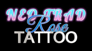 TimeLapse Rose Tattoo eternalink dynamicink tattoo new art [upl. by Howlend393]