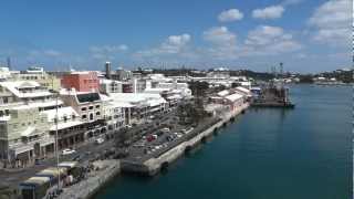 Hamilton Bermuda from top of Fore mast Sorlandet March 22nd2012 [upl. by Prior]