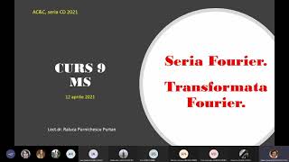 CURS 9 Seria si Transformata Fourier CD [upl. by Ravel959]