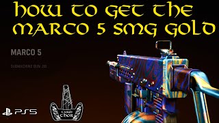 How to get the Marco 5 SMG Gold in Call of Duty Vanguard [upl. by Thagard]