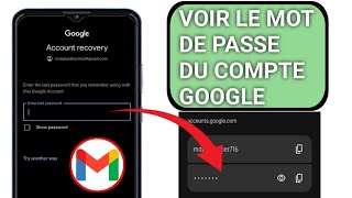 Comment afficher le mot de passe de votre compte Google sur mobile 2025  Commentde passe Gmail [upl. by Norvil]