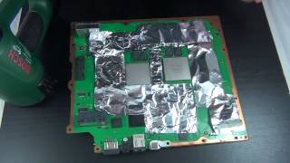 PS3PHAT 40GB CECHG02 YLOD Repair via Reflow using Heatgunby gc repairs com [upl. by Norrabal218]