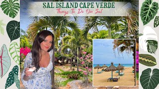 Things To SeeDo On Beautiful Sal Island Cape Verde 🏝🌺🦈🌼🌿🌊🐚🦀 [upl. by Fransis616]