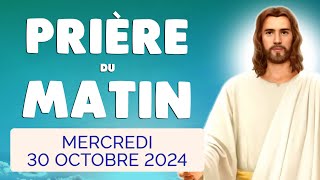 🙏 PRIERE du MATIN Mercredi 30 Octobre 2024 avec Évangile du Jour et Psaume [upl. by Au587]