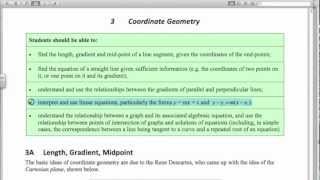 AS Mathematics for CIE  P1 Coordinate Geometry 2  Equation of a Line [upl. by Arualana856]