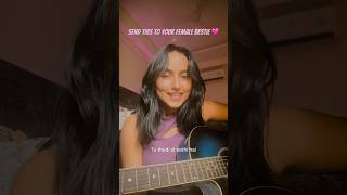 Best friend song status  female best friend songs  dear zindagi guitar cover  niveta dhingra [upl. by Ainoda]