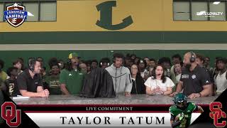 TAYLOR TATUM LIVE COMMITMENT [upl. by Stanleigh]