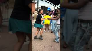 LA Danser  Moriah Hargrave  Zydeco Dancing to Step Rideau at Zydeco Extravaganza [upl. by Nylekcaj]