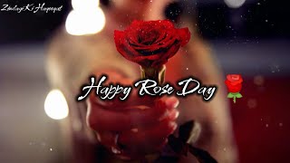 Happy Rose Day Status 2024🌹 Rose Day Shayari Status  Rose Day 2024 [upl. by Sihunn]