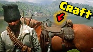 RDR2 How to craft a beaver roping saddle [upl. by Ajram473]