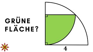 Flächeninhalt Viertelkreis in Viertelkreis  Geometrie [upl. by Airt]