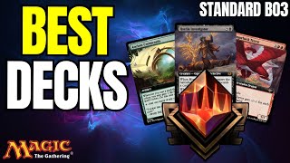 Top 7 Mythic Rank MTG Standard Decks  MTG Arena Metagame Guide mtg [upl. by Freud365]