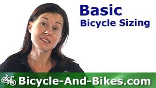 Bicycle Sizing Guide  How to Size or Fit a Bike [upl. by Nilcaj429]