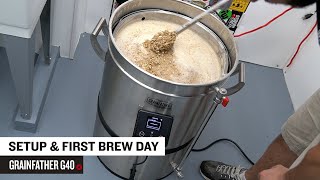 Grainfather G40 Setup and First Brew Day Dragons Silk Imperial Stout [upl. by Yup]