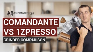 Comandante C40 Mk4 vs 1Zpresso JMax vs 1Zpresso KPlus Coffee Hand Grinder Comparison [upl. by Ynned]