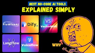 Flowise vs Langflow vs Dify vs Vectorshift vs Voiceflow  Best No Code AI Tool [upl. by Meesak]