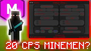 BEST AUTOCLICKER FOR MINECRAFT 20CPS MINEMENCLUB REACH minecraft [upl. by Inami159]