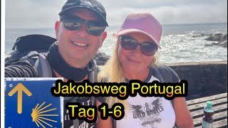 Jakobsweg Portugal 2024  Wir sind dann mal weg Teil 1 von 3 Camino Portugues da Costa Küstenweg [upl. by Popele]