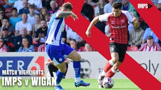 Match highlights  Imps v Wigan Athletic [upl. by Katlin]