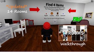 ROBLOX  Escape Room NEW  Walkthrough All 14 Rooms [upl. by Illak]