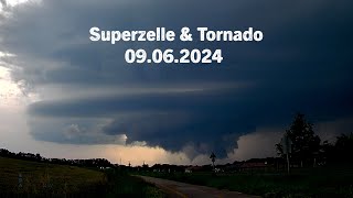 Superzelle  Tornado in Österreich amp Ungarn 9 Juni 2024 [upl. by Siuraj]