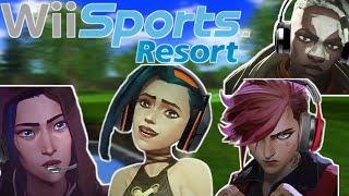 The Arcane Squad Play Wii Sports Resort Frisbee Golf [upl. by Anerres88]