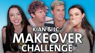 Makeover Challenge with Kian and Jc  Merrell Twins [upl. by Saw]