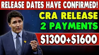 CRA Releases 2 Payments CPP 1300  OAS 1600 For CANADIAN Seniors [upl. by Leanna]