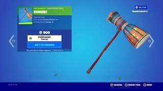 SUPER RARE DRUMBEAT PICKAXE BACK IN FORTNITE 1500 DAYS OLD [upl. by Enneirdna]