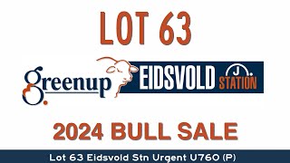 Lot 63 Eidsvold Stn Urgent U760 P [upl. by Leerzej]