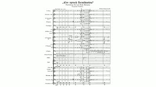 Richard Strauss  Also Sprach Zarathustra Score [upl. by Briscoe342]