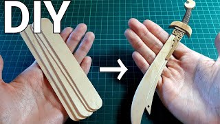 DIY the mini wooden sword again？ [upl. by Inger]