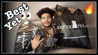 HUGE BOOHOOMAN CLOTHING  TRY ON HAUL new items [upl. by Alehcim]