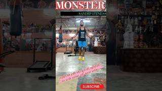 Cardio workout gymshorts youtubeshorts monstersandipfitness tranding viralvideo viralshorts [upl. by Tekla]