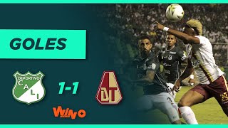 Cali vs Tolima 11 Liga BetPlay Dimayor  Final Ida 2021II [upl. by Ordway]