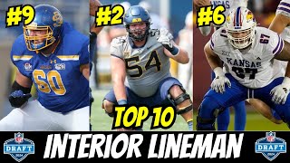 The Top 10 Interior Offensive Lineman in the 2024 NFL Draft [upl. by Kinny]