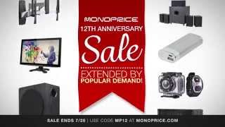 Monoprice 12th Anniversary Sitewide Sale [upl. by Azar]