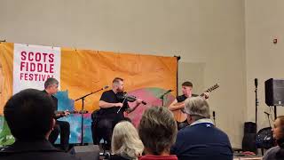 Tom Callister Luc McNally and Adam Rhodes  live from the Scots Fiddle Festival [upl. by Filbert]