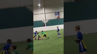 Watch as manny jukes the whole team before his flag is taken uarise football youthfootball [upl. by Lenra]