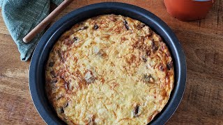 QUICHE SANS PÂTE au POULET [upl. by Jakob954]