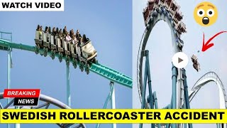 Grona lund Roller Coaster Accident in Sweden Caught on Camera [upl. by Hackett840]