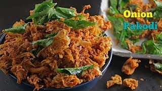 OnionPakodi ఉల్లిపాయ పకోడీ  గట్టి పకోడీ  Crispy Sweet Shop Style Onion Pakoda  Best onion Pakoda [upl. by Anelrahc835]