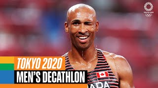 Decathlon Olympic RECORD for Damian Warner  Tokyo Replays [upl. by Suoirtemed43]