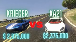 🛑 gta online Xa21 vs Krieger which is best [upl. by Ogawa]